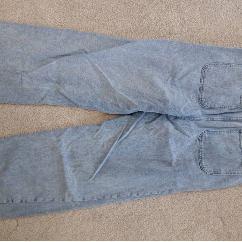 GAP Factory High Rise Wide-Leg Pull-On Jeans - Size Medium - Picture 5 of 7